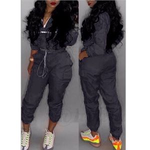 Lovely Trendy Patchwork Black Two-piece Pants Set